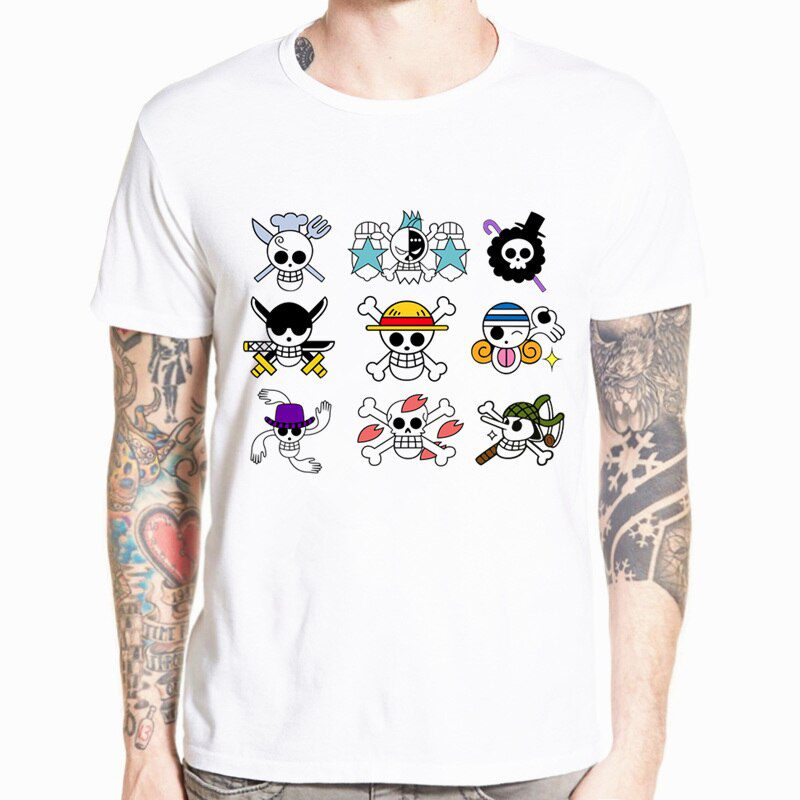 Camiseta One Piece Mugiwara Jolly Roger Camiseta One Piece Mugiwara Jolly Roger