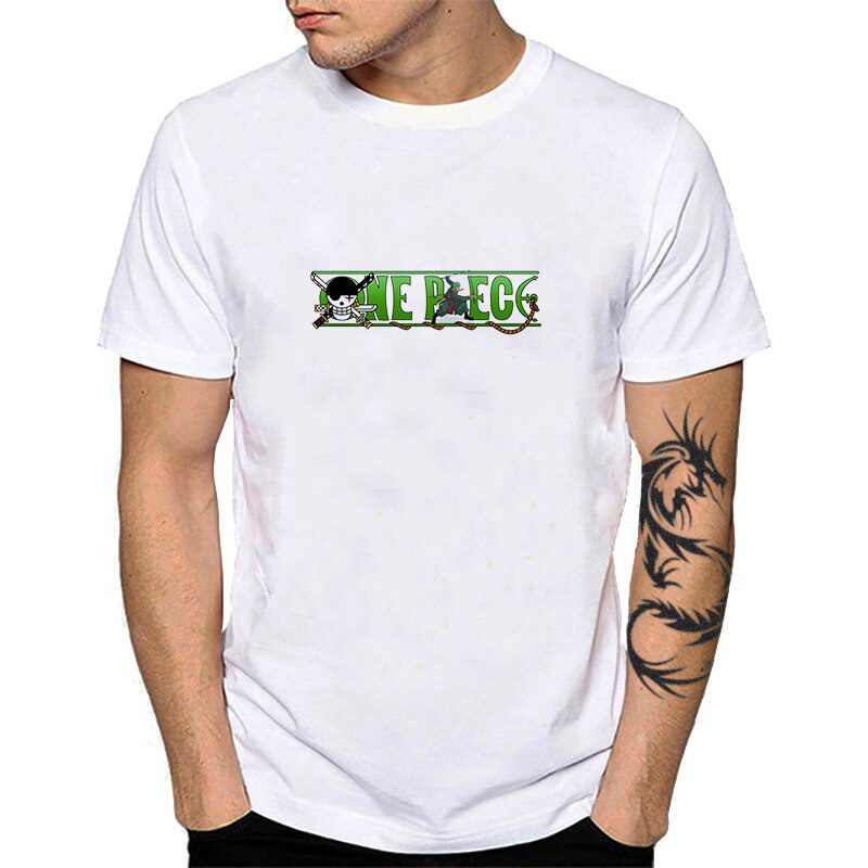 Camiseta One Piece Zoro Logo Camiseta One Piece Zoro Logo