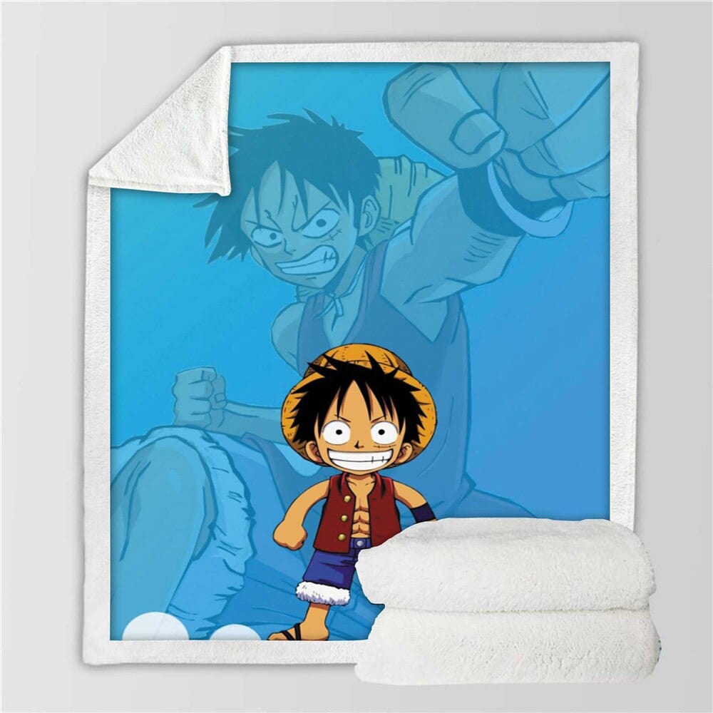 Una pieza Capitán Luffy Plaid Una pieza Capitán Luffy Plaid