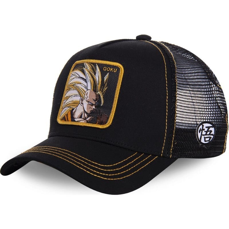 Dragon Ball Z Goku SSJ3 Gorra Negra Dragon Ball Z Goku SSJ3 Gorra Negra