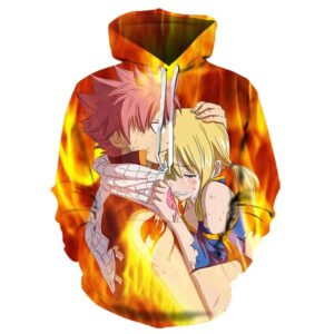 Sudadera Fairy Tail Natsu y Lucy