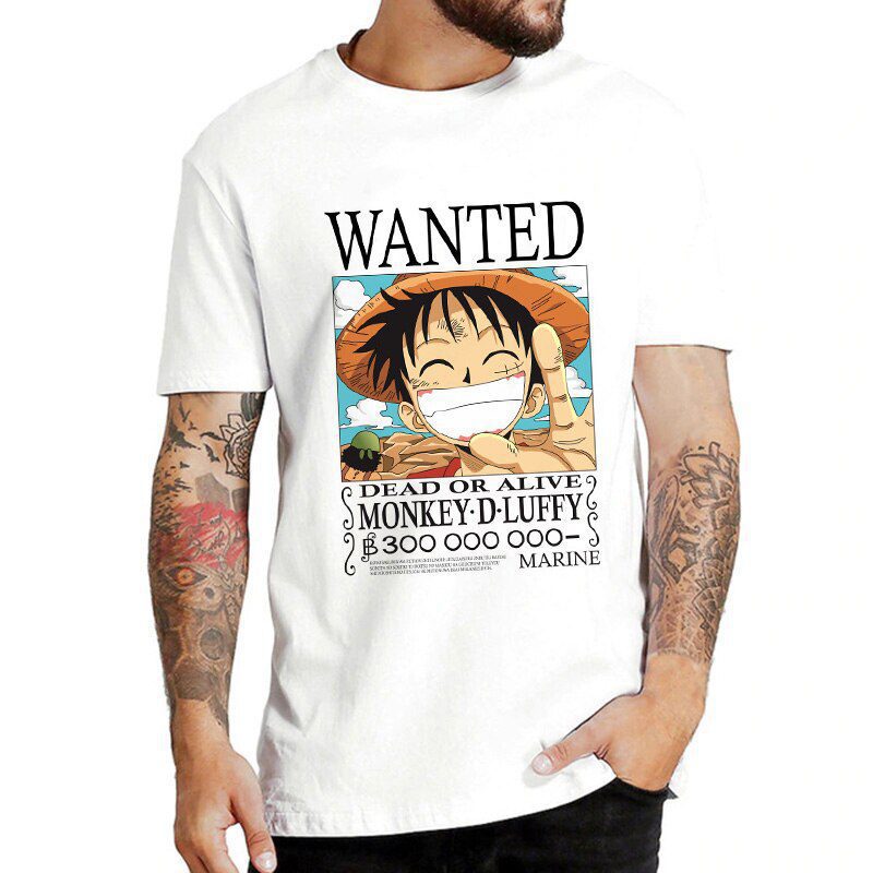 Camiseta One Piece Luffy Outlaw Camiseta One Piece Luffy Outlaw