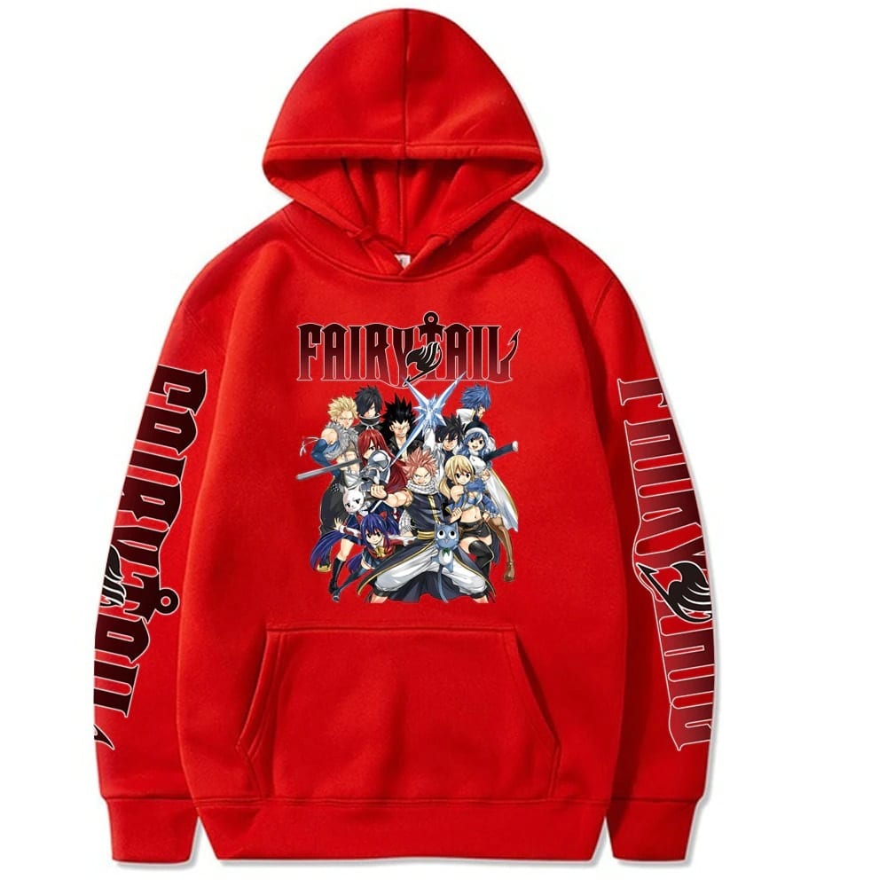 Sudadera Fairy Tail Rojo Sudadera Fairy Tail Rojo