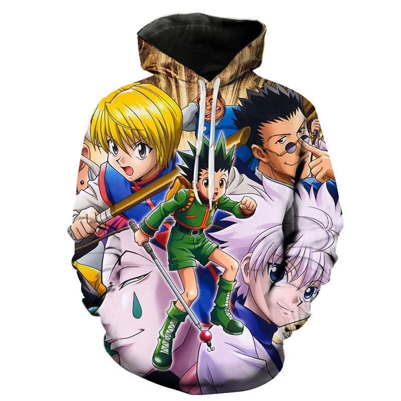 Sudadera de los personajes principales de Hunter X Hunter Sudadera de los personajes principales de Hunter X Hunter