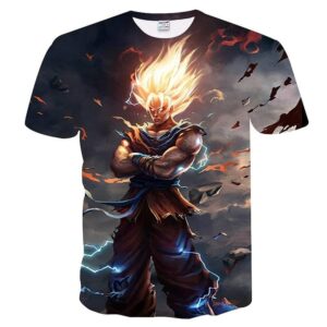 Camiseta Dragon Ball Z Goku SSJ2 Artistic