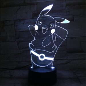 Pokémon Pikachu Pokéball Lámpara