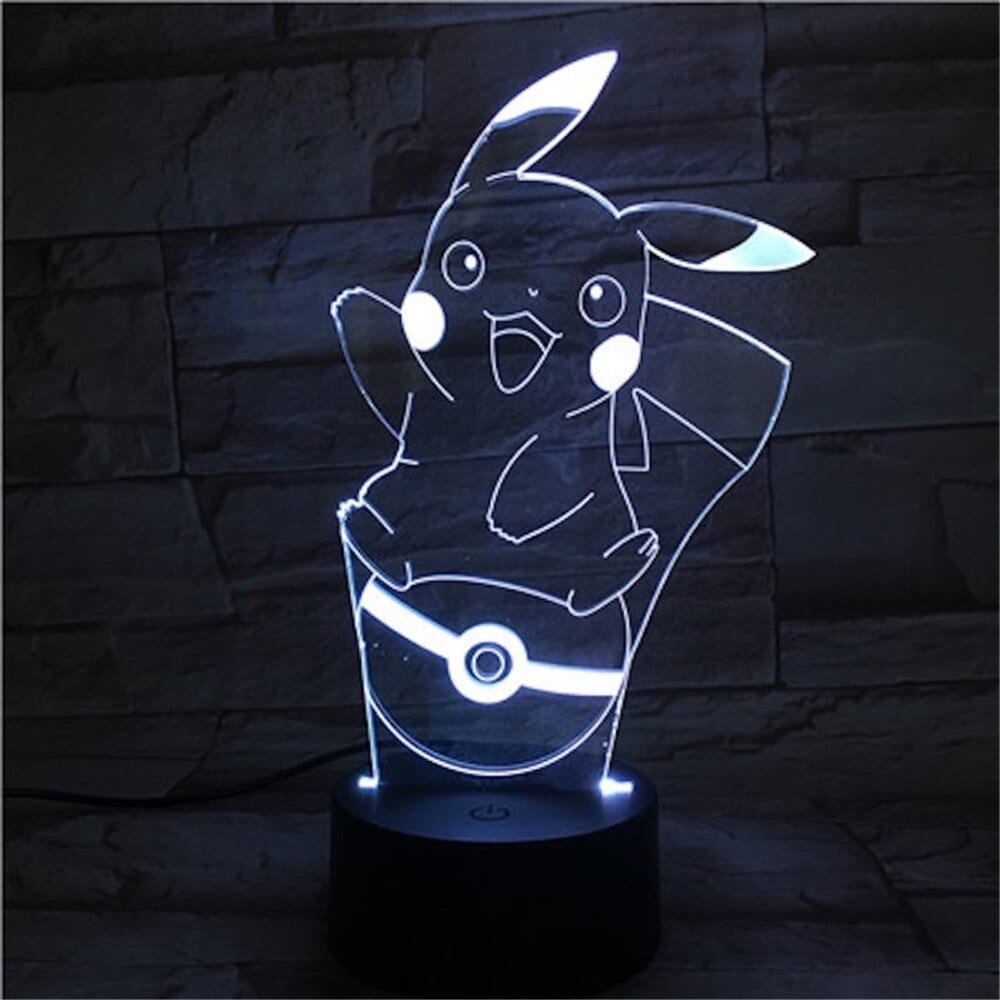 Pokémon Pikachu Pokéball Lámpara Pokémon Pikachu Pokéball Lámpara