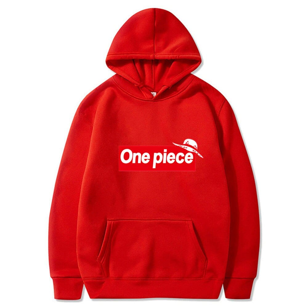 Sudadera One Piece Rojo Sudadera One Piece Rojo