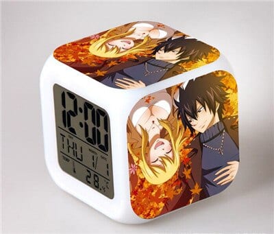 Reloj despertador Fairy Tail Lucy y Gris Reloj despertador Fairy Tail Lucy y Gris