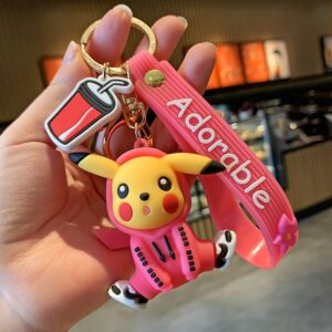 Llavero Pokémon Pikachu Sweat Rosa