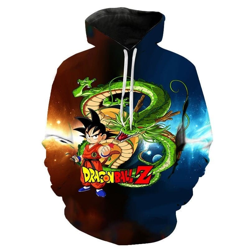 Sudadera Dragon Ball Goku x Shenron Sudadera Dragon Ball Goku x Shenron