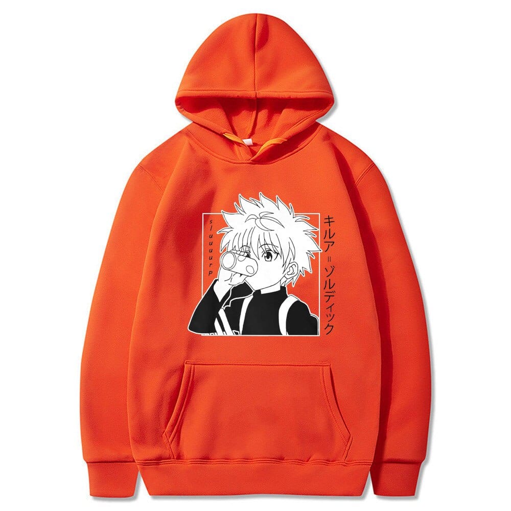 Sudadera Hunter X Hunter Kirua Naranja Sudadera Hunter X Hunter Kirua Naranja