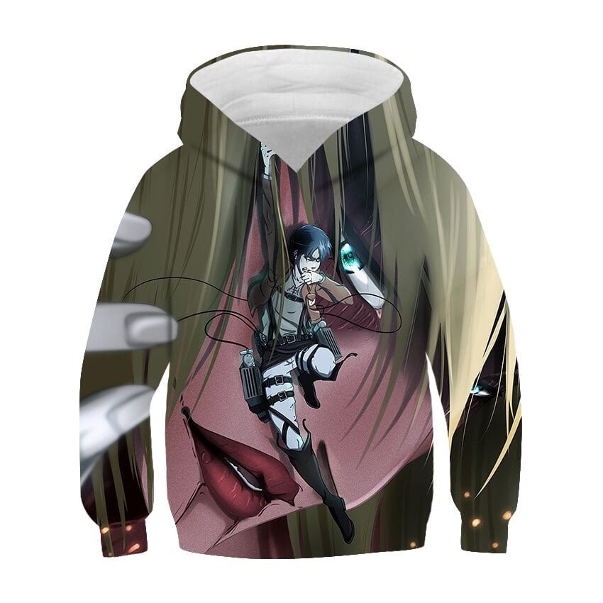 Ataque a los titanes Sudadera Eren vs Annie Ataque a los titanes Sudadera Eren vs Annie