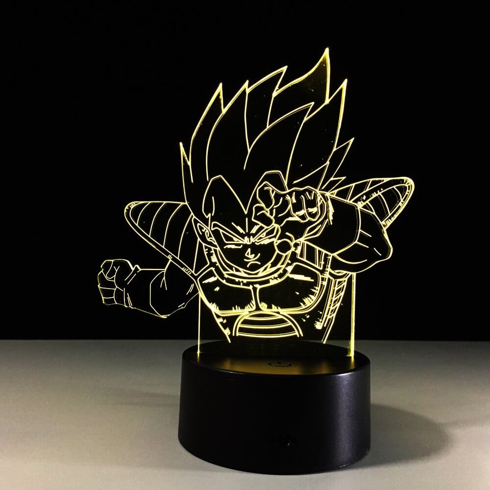 DBZ Vegeta Super Guerrero Lámpara DBZ Vegeta Super Guerrero Lámpara
