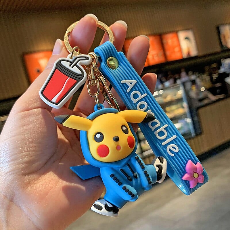 Llavero Pokémon Pikachu Sweat Azul Llavero Pokémon Pikachu Sweat Azul