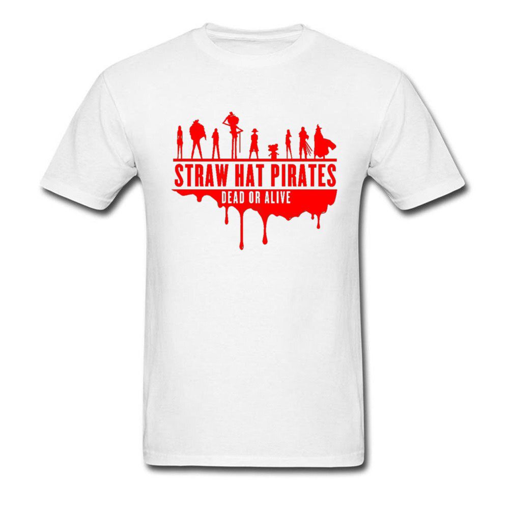 Camiseta One Piece Straw Hat Pirates Blanca Camiseta One Piece Straw Hat Pirates Blanca