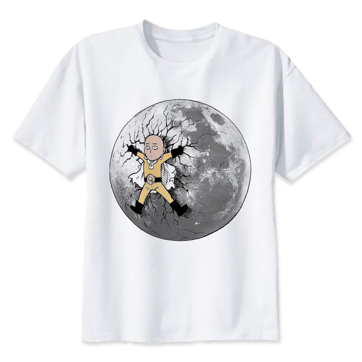 Camiseta One Punch Man Saitama Moon Camiseta One Punch Man Saitama Moon