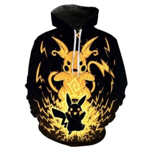 Sudadera Pokémon Pikachu y Raichu