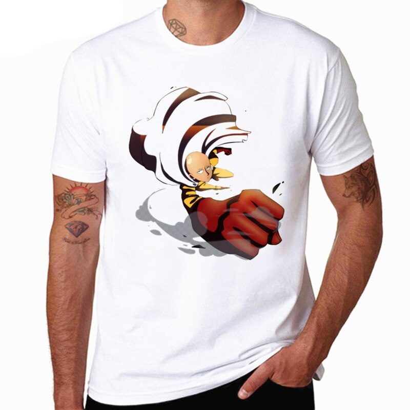 Camiseta One Punch Man Calvo Camiseta One Punch Man Calvo