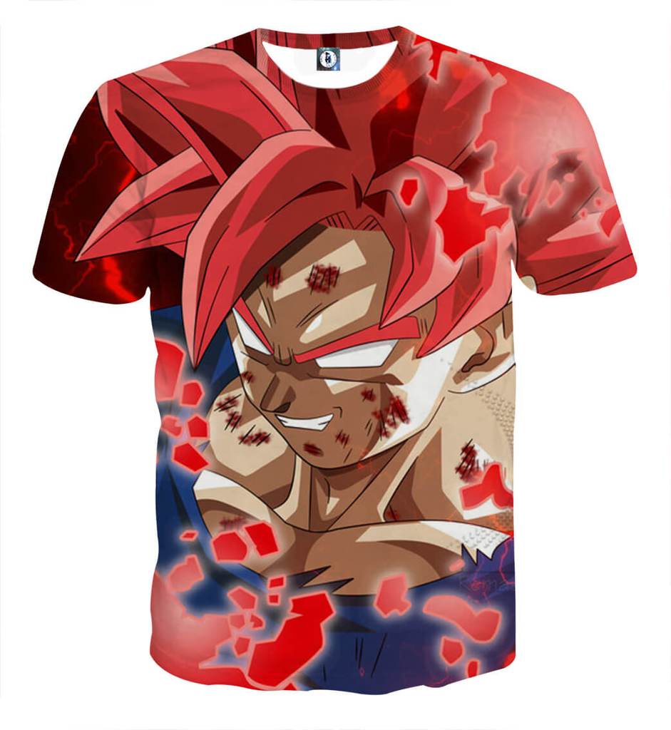 Camiseta DBS Goku SSG Camiseta DBS Goku SSG