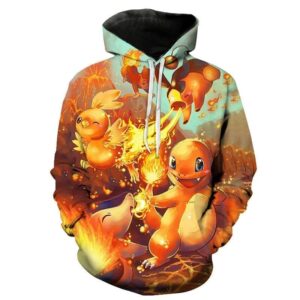 Sudadera Pokémon Fuego