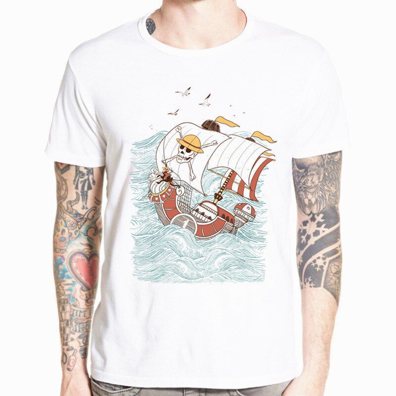 Camiseta One Piece Pirate Ship Camiseta One Piece Pirate Ship