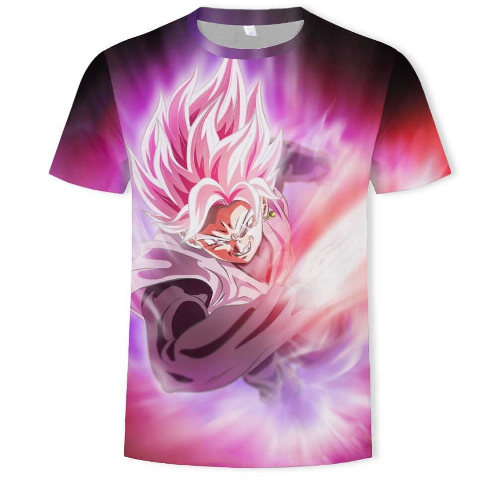 Camiseta DBS Black Goku Pink Camiseta DBS Black Goku Pink