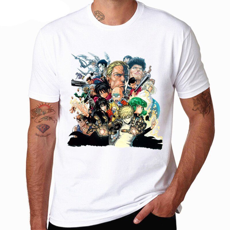 Camiseta One Punch Man Main Protagonists Camiseta One Punch Man Main Protagonists