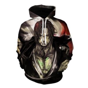 Sudadera One Piece Shanks the Red Wanted