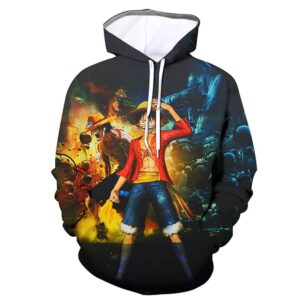 Sudadera One Piece Luffy Ace