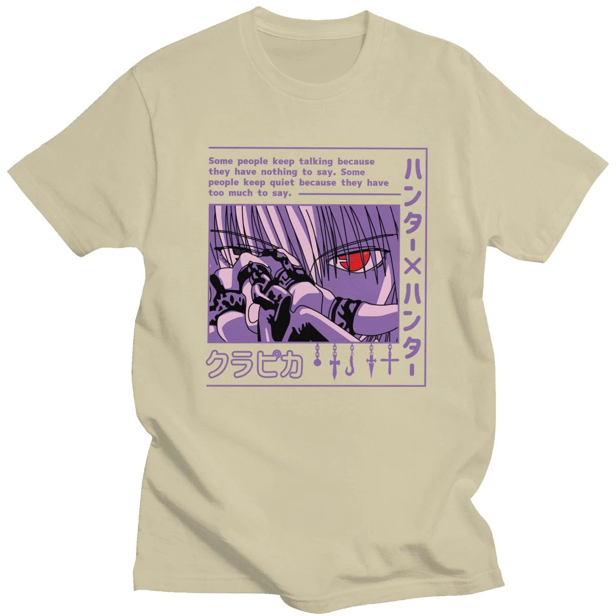Camiseta Hunter X Hunter Kurapika Beige Camiseta Hunter X Hunter Kurapika Beige