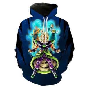Dragon Ball Super Goku Vegeta vs Broly Sudadera