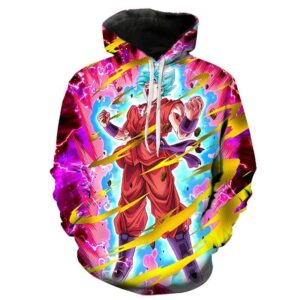 Sudadera Dragon Ball S Goku SSJ Azul