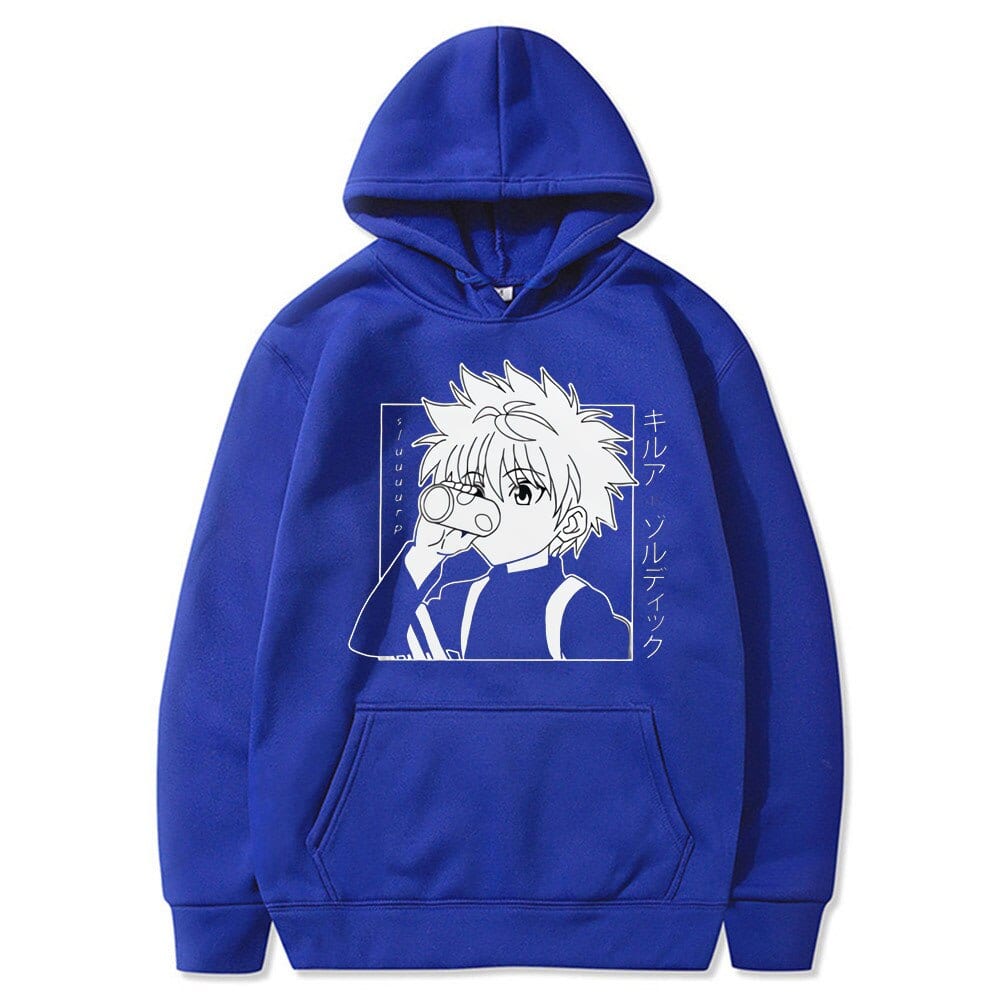 Sudadera Hunter X Hunter Kirua Azul Sudadera Hunter X Hunter Kirua Azul
