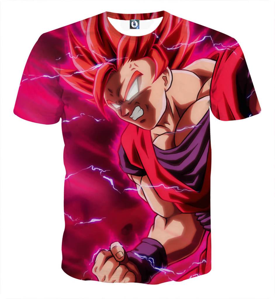 DB Super Goku Super Saiyan Divine Camiseta DB Super Goku Super Saiyan Divine Camiseta