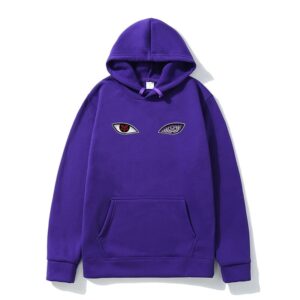Sudadera Naruto Rinnegan Mangekyou Sharingan Morada