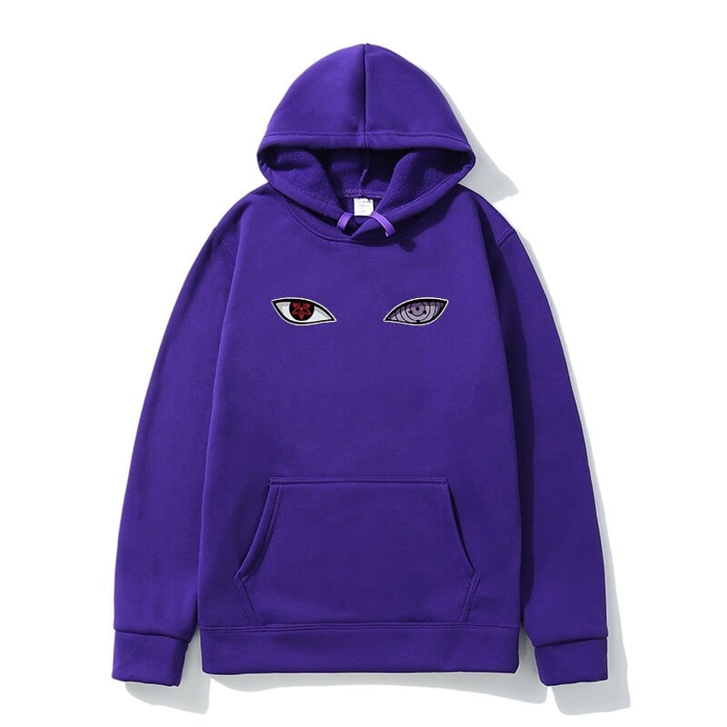 Sudadera Naruto Rinnegan Mangekyou Sharingan Morada Sudadera Naruto Rinnegan Mangekyou Sharingan Morada