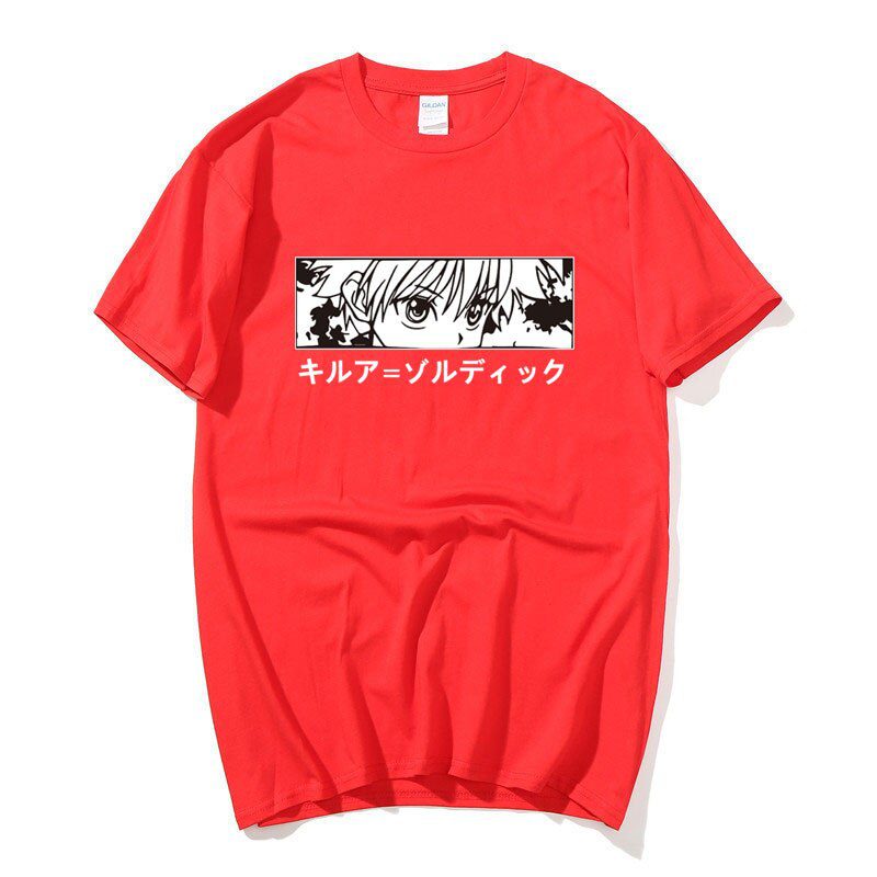 Camiseta Hunter X Hunter Kirua Roja Camiseta Hunter X Hunter Kirua Roja