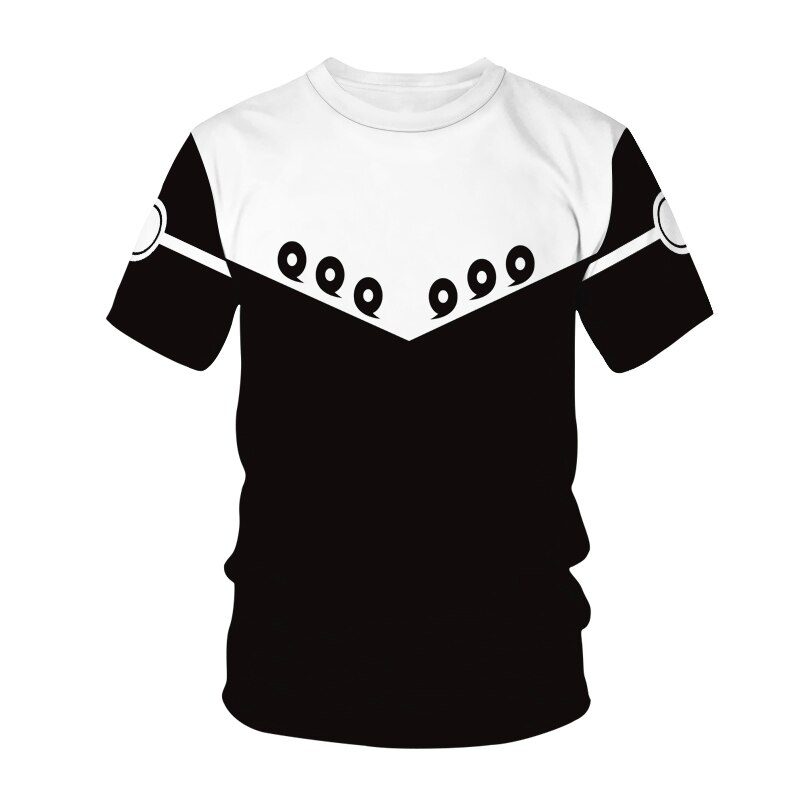 Camiseta Naruto Magatama Negro Camiseta Naruto Magatama Negro