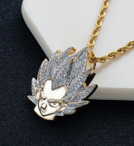 Collar Dragon Ball Z Vegeta Oro Collar Dragon Ball Z Vegeta Oro
