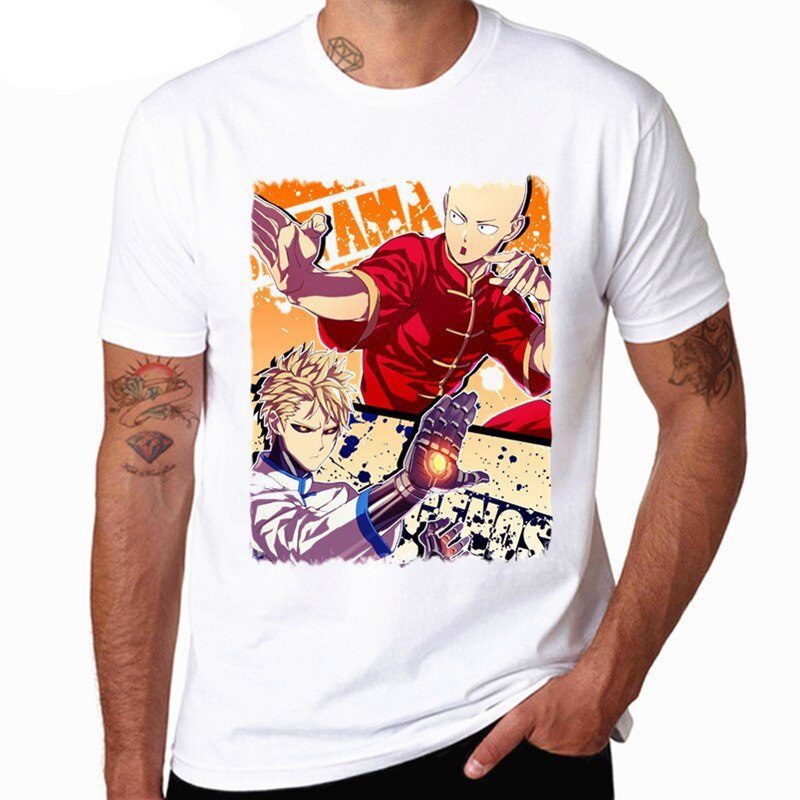 Camiseta One Punch Man Saitama y Genos Camiseta One Punch Man Saitama y Genos