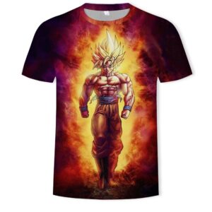 Camiseta Dragon Ball Z Goku SSJ