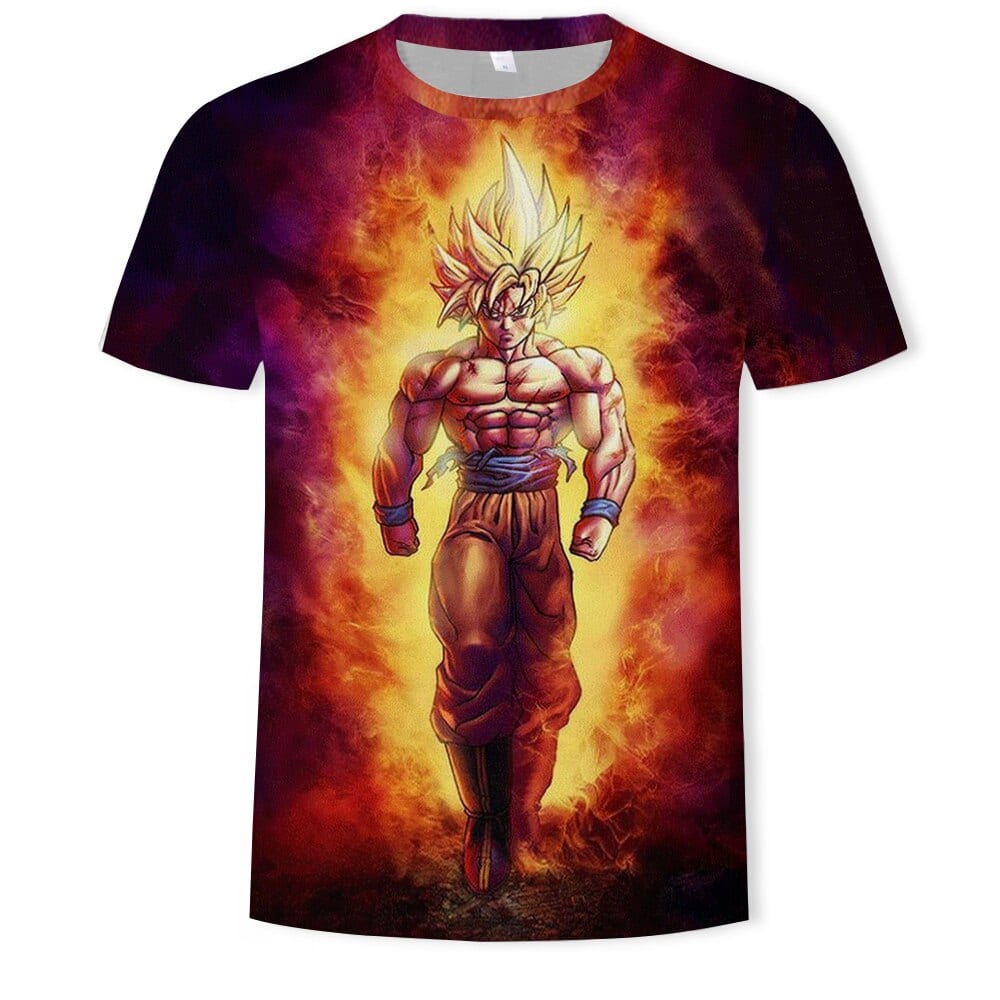 Camiseta Dragon Ball Z Goku SSJ Camiseta Dragon Ball Z Goku SSJ