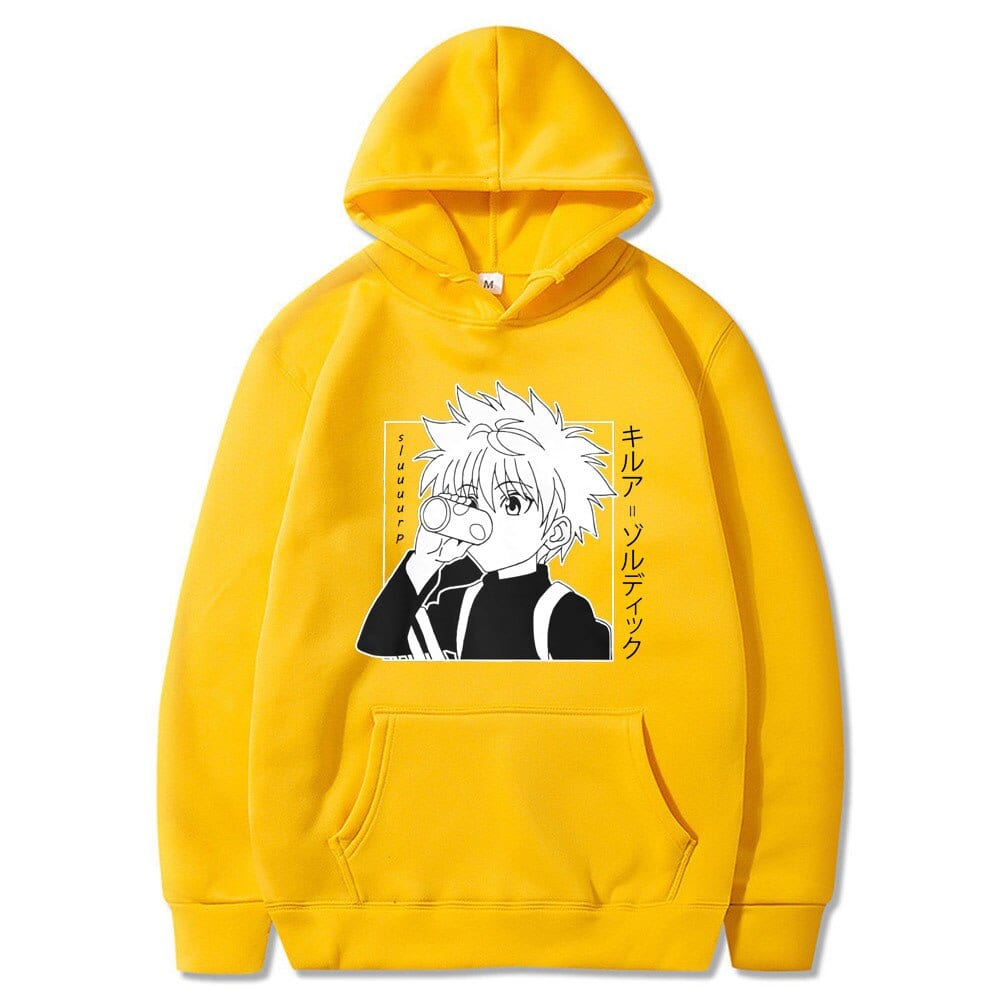Sudadera Hunter X Hunter Kirua Amarillo Sudadera Hunter X Hunter Kirua Amarillo