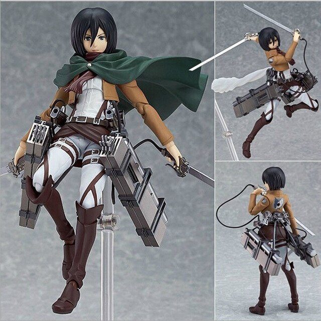Figura de acción de Ataque a los Titanes Mikasa Ackerman Figura de acción de Ataque a los Titanes Mikasa Ackerman