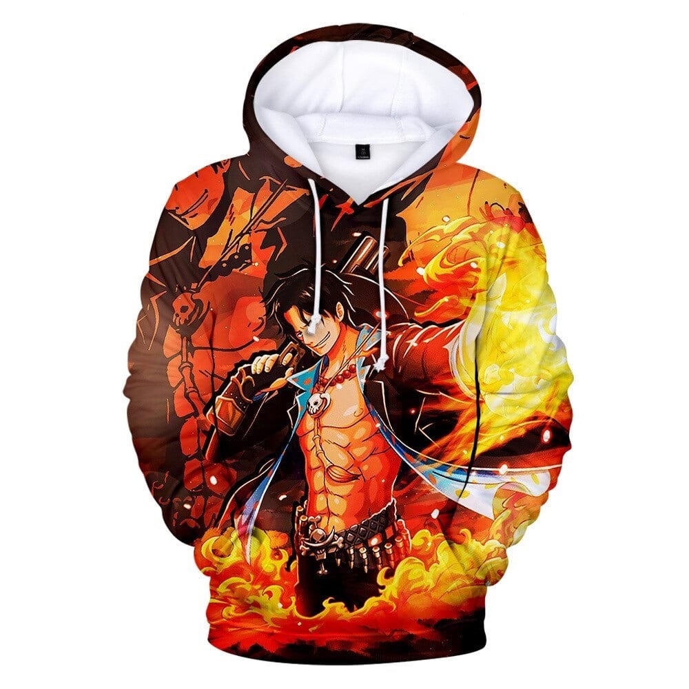 Sudadera One Piece Portgas D. Ace Sudadera One Piece Portgas D. Ace