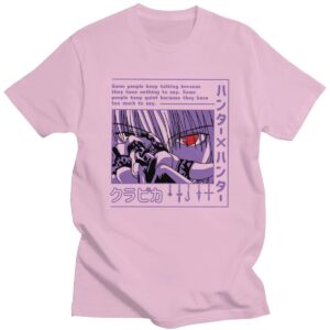 Camiseta Hunter X Hunter Kurapika Rosa