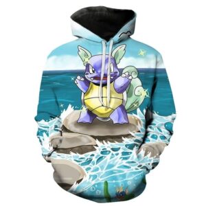 Sudaderas Pokémon Sudadera Pokémon Carabaffe Agua