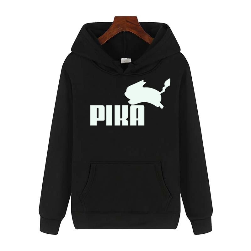 Sudadera Pokémon Pika Negro Sudadera Pokémon Pika Negro