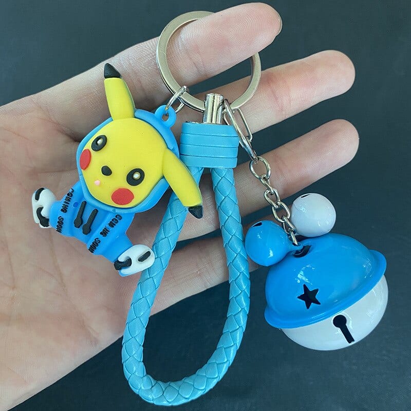 Pokémon Pikachu Campana Llavero Azul Pokémon Pikachu Campana Llavero Azul